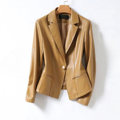 Eleganter Lederblazer aus Lammleder