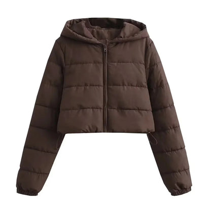 Stylische Winterjacke Slim Fit Kapuze