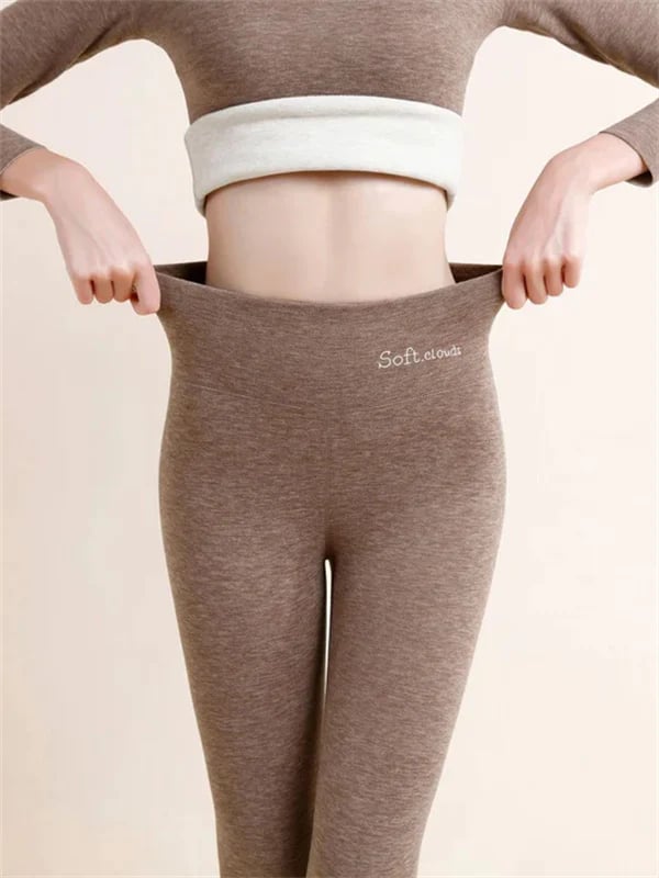 Damen Winterhose Fleece - Warme Leggings Figurbetont