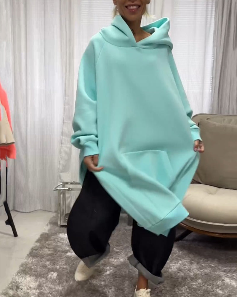 Kapuzenpullover Damen Langärmlig Modern