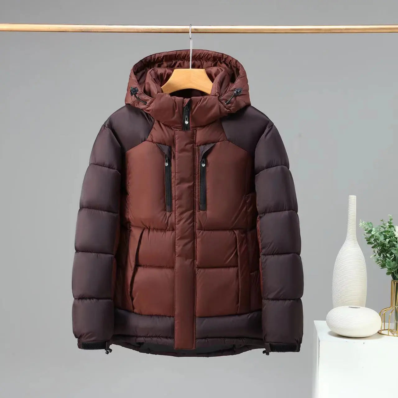 Wintermantel Damen Abnehmbare Kapuze