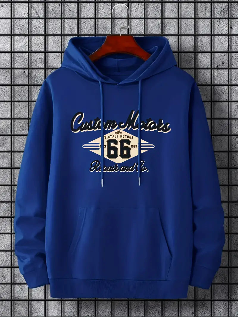 Retro Hoodie Männer Vintage Style