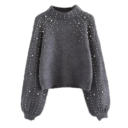 Weiches Strickoberteil Damen Modern