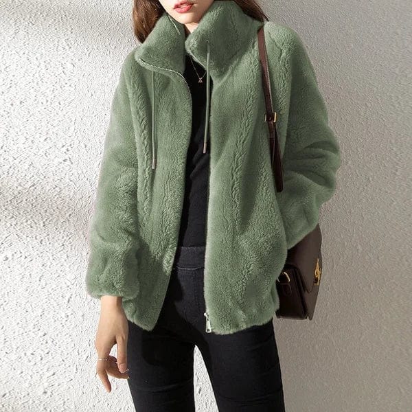 Damen Winterjacke Reißverschluss Modern