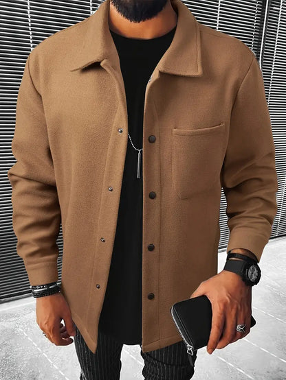 Moderner Herren Steppmantel Casual Stil