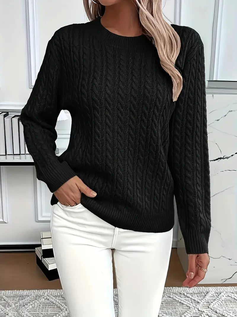 Herbstpullover Damen Bequem