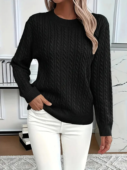 Herbstpullover Damen Bequem
