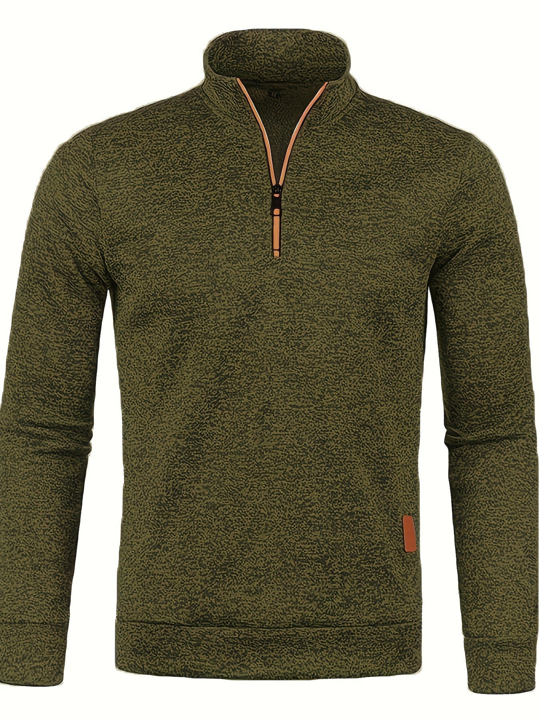 Herren Pullover Warm Reißverschluss Winter