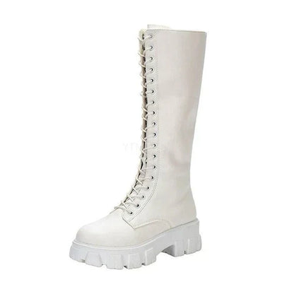 Stilvolle Damen Stiefel Kniehoch Schick