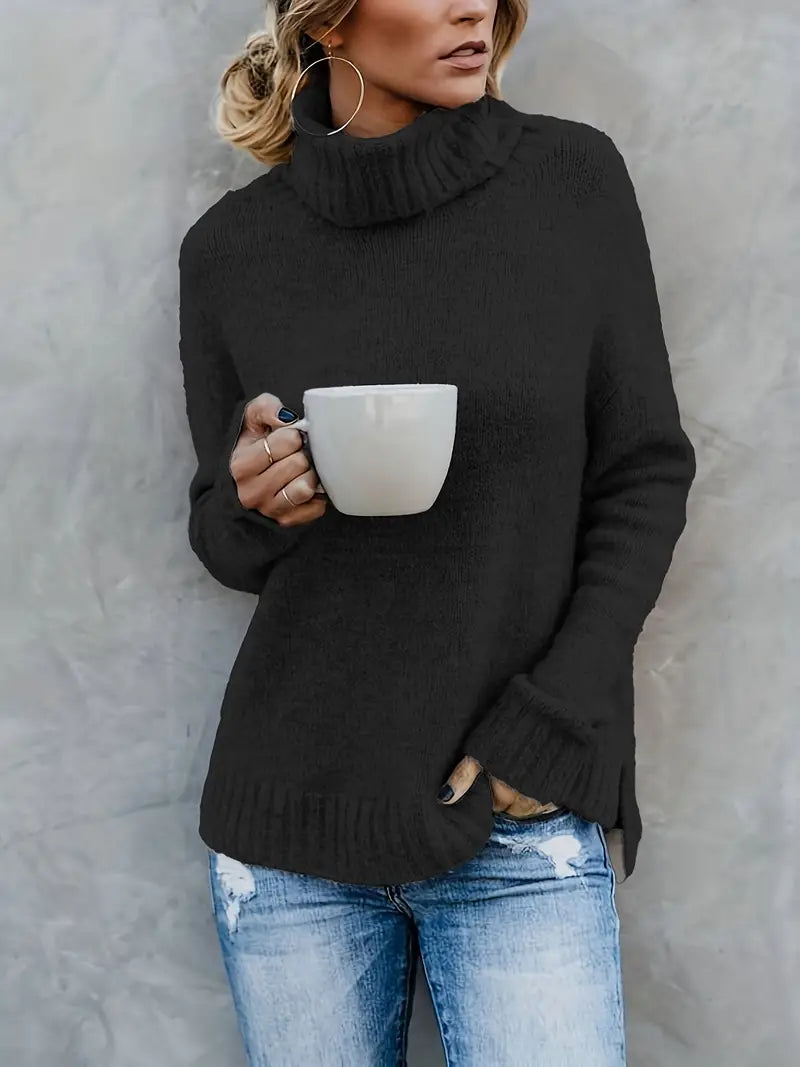 Weiche Pullover mit Rollkragen