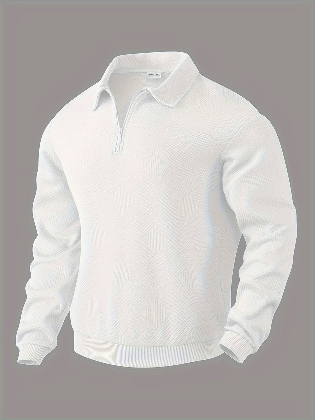 Herren Pullover 1/4 Zip Modern Stil