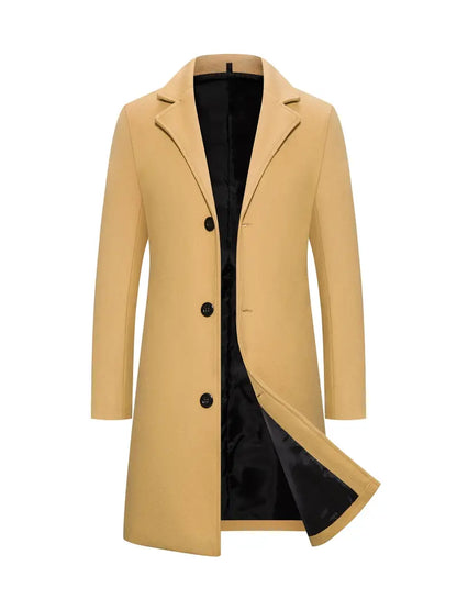 Herren Trenchcoat Elegant Lang