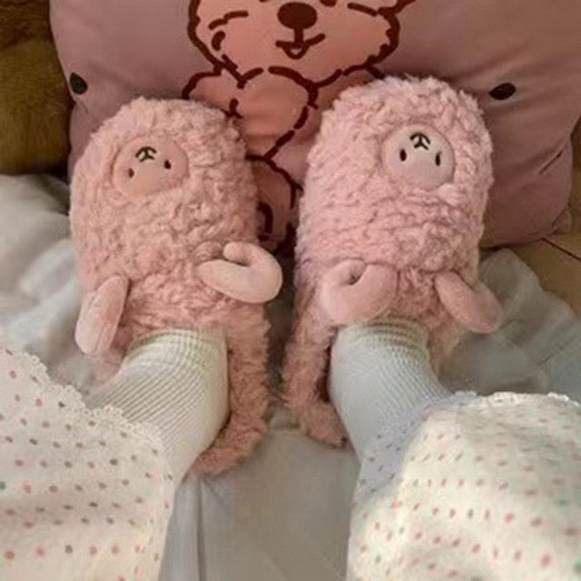 Weiche Plüsch-Tierenschuhe