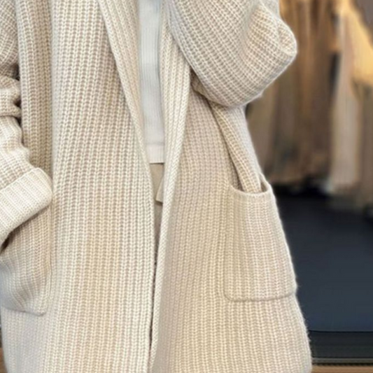 Weicher Wollcardigan Damen Gemütlich - IdealeKleiden