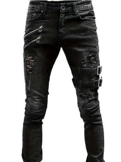 Männer Bikerjeans Cool Relaxed Fit - IdealeKleiden