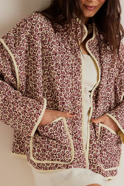 Modische Oversized Cardigan Jacke Dünne Tasche