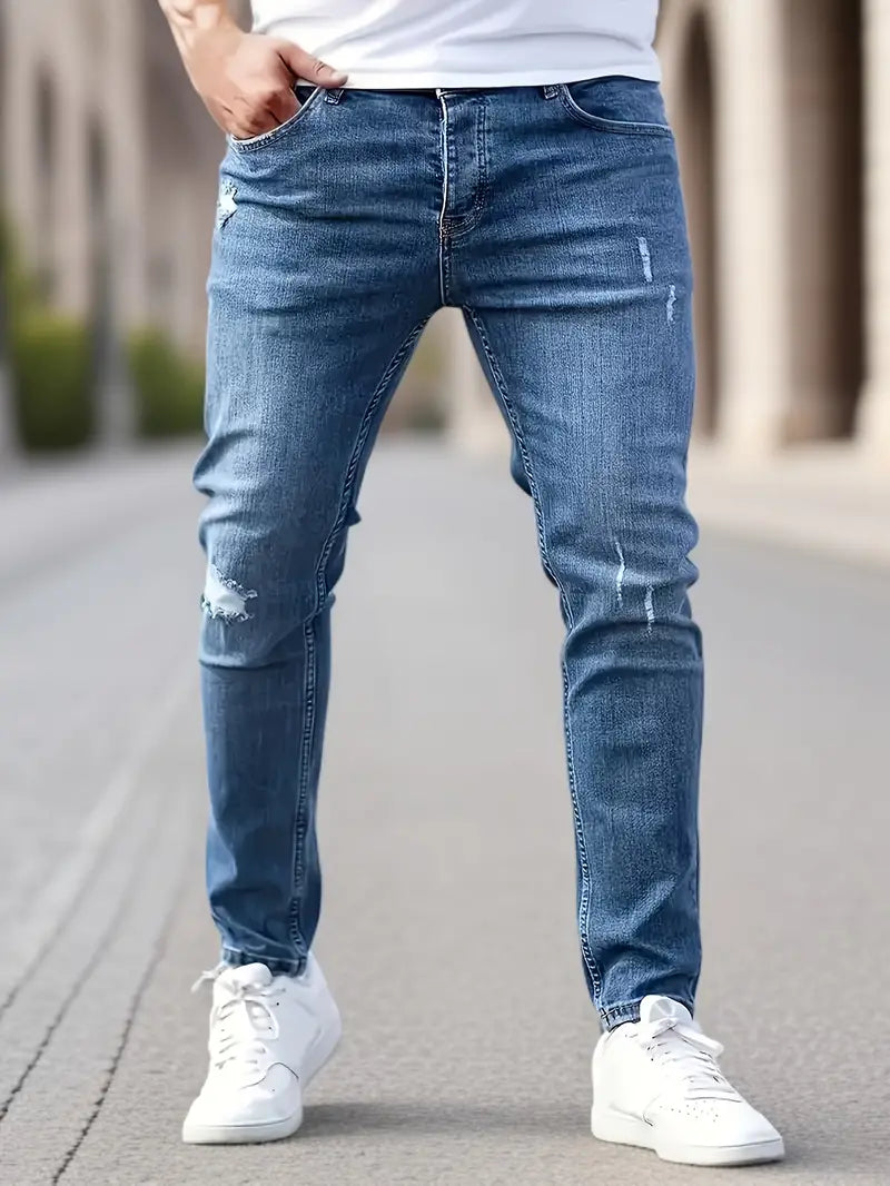 Bequeme Slim-Fit-Jeans für Männer - IdealeKleiden