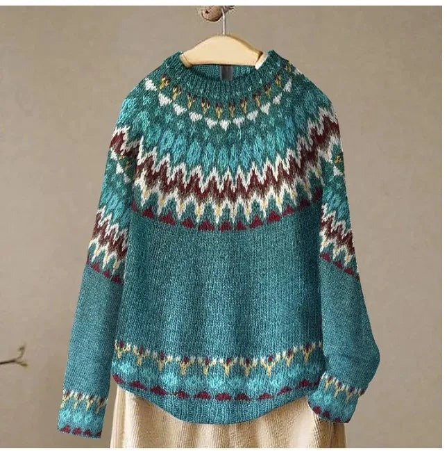Nordische Strickjacke Weich Wollig Elegantes Design