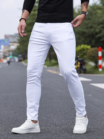 Cooler Frühling Jeans Trendy Männerhose