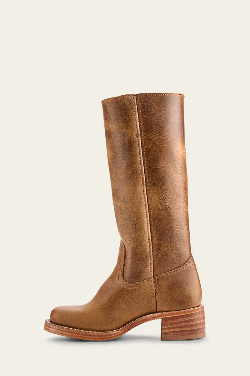 Stilvolle Damenstiefel Hoch Strukturiert