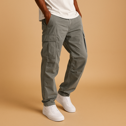 Herrenhose Gerade Form Funktionale Taschen