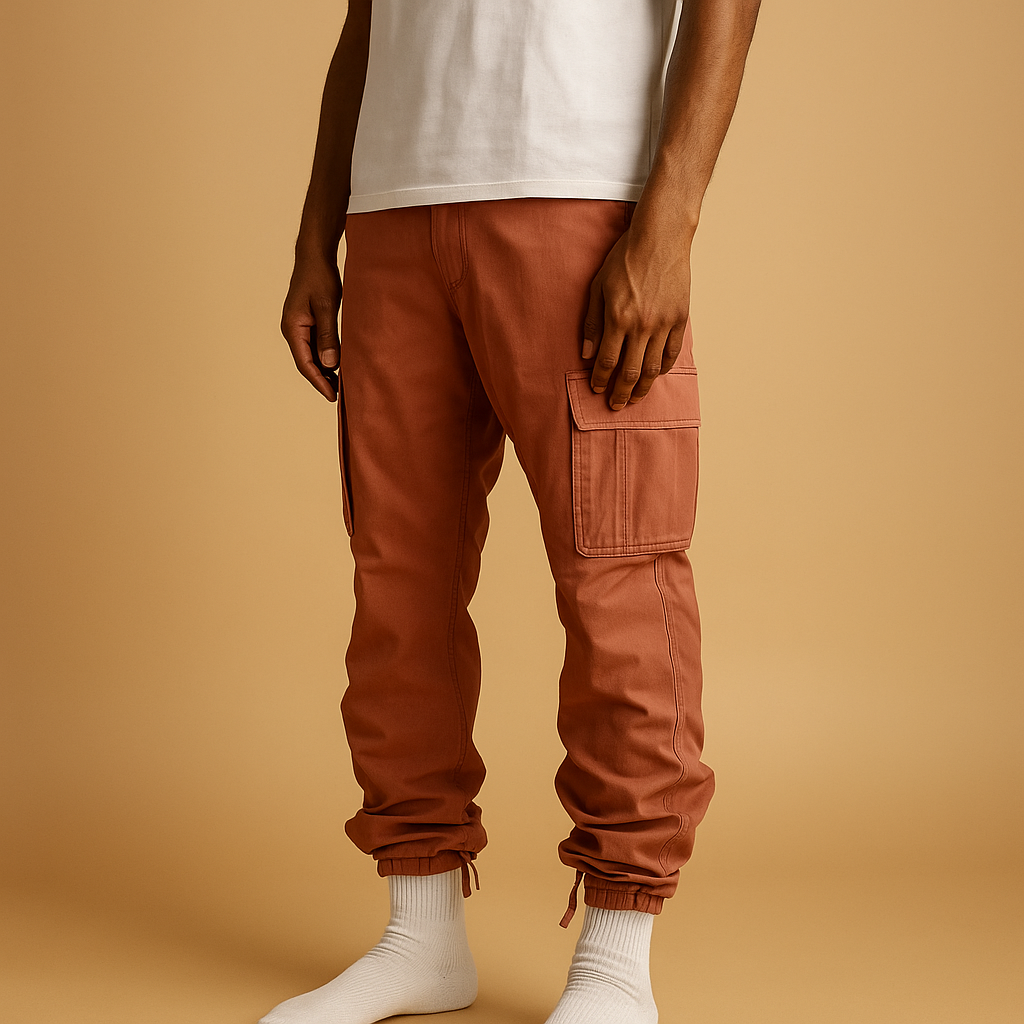 Herrenhose Gerade Form Funktionale Taschen