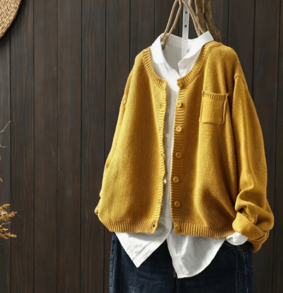 Elegante Damencardigan mit Knöpfen