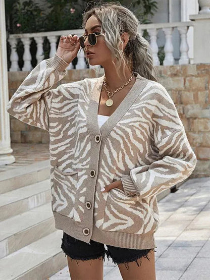 Bequeme Strickjacke DamenLocker Pullover