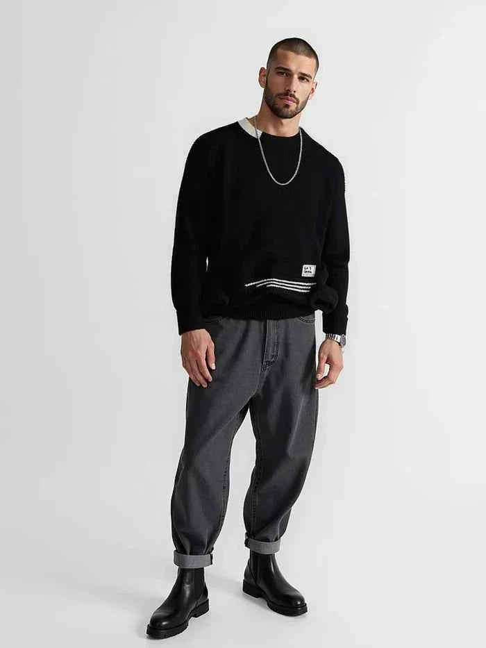 Bequemer Herren Pullover Relaxed Fit