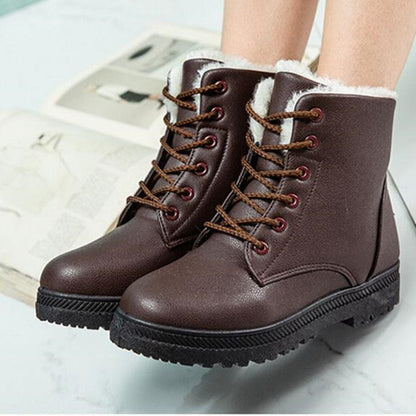 Elegante Stiefel Damen Leder Innenfütterung - IdealeKleiden