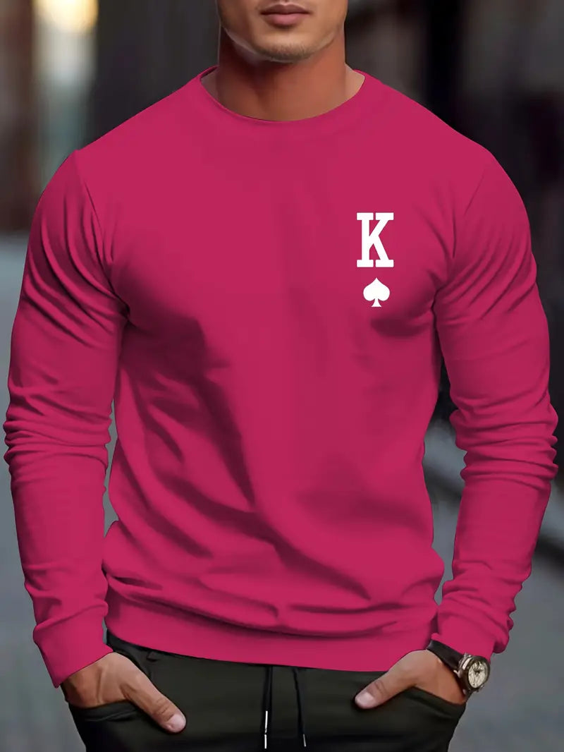 Klassischer Herren Pullover Rundhals Ausgezeichnete Qualität