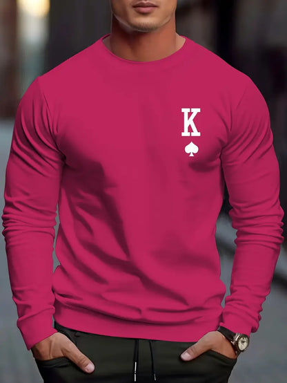 Klassischer Herren Pullover Rundhals Ausgezeichnete Qualität