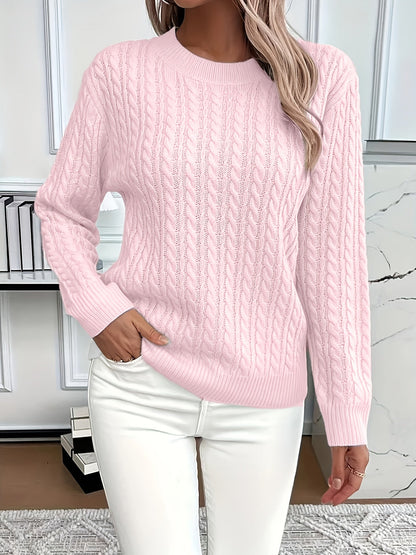 Weiche Kabelpullover Damen