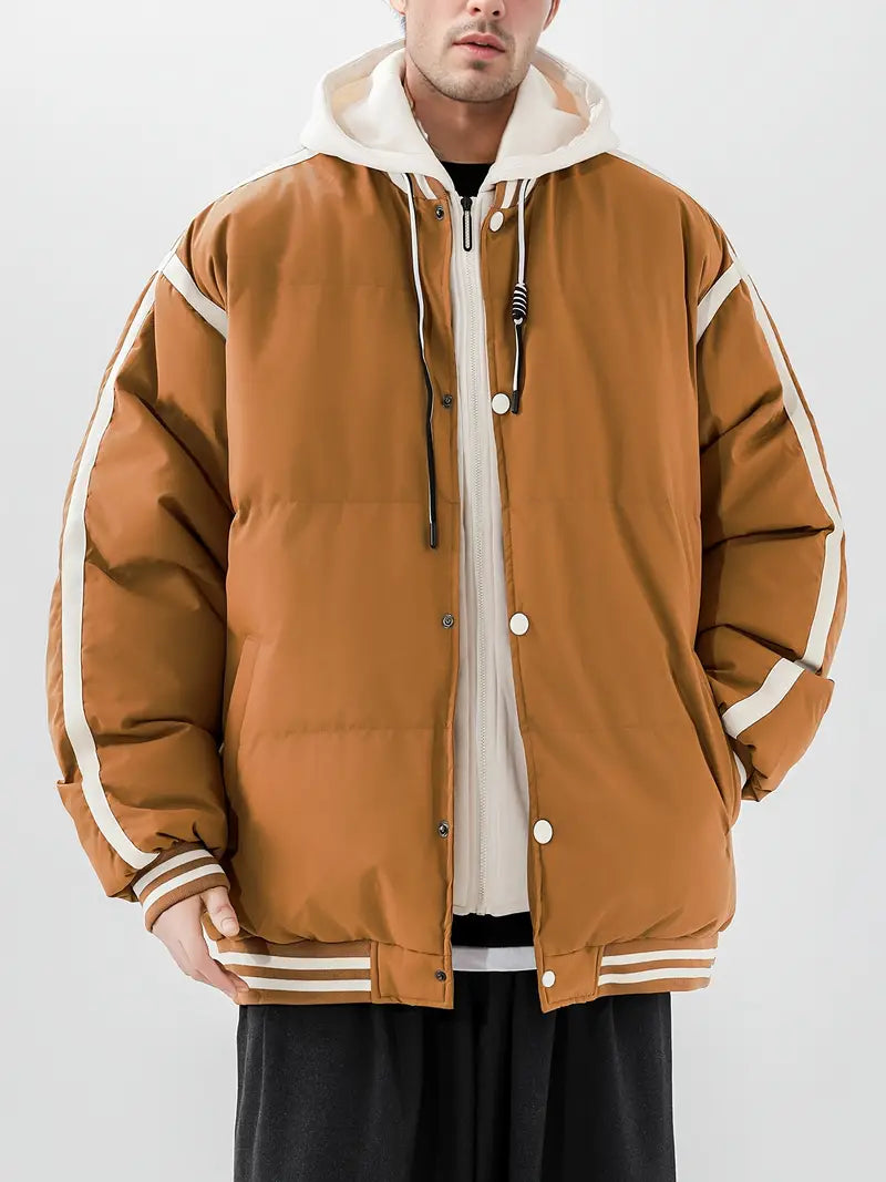 Herren Steppjacke Warm Isoliert Winter