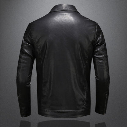 Stilvolle Lederjacke Herren Premium Qualität - IdealeKleiden