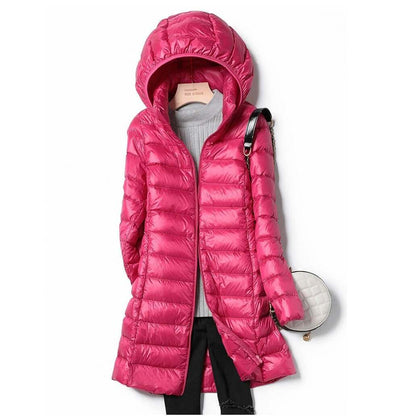 Damen Leichte Winterjacke Warm Isoliert