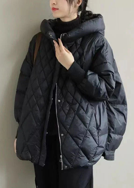 Lässige Winterjacke Damen EntenDaunen Parka