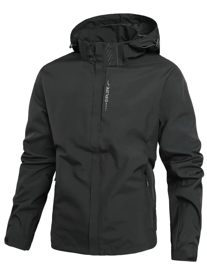 Wasserdichte Herrenjacke Leicht &amp; Winddicht - IdealeKleiden