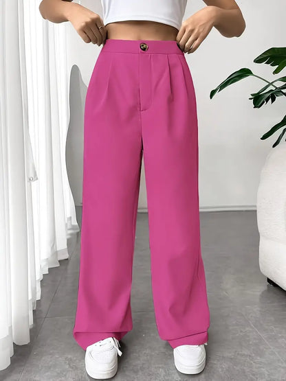 Lily - Damen Hose Elegant Weitbein Stil
