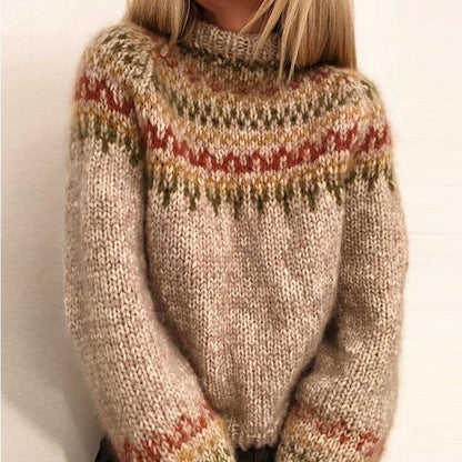 Gemütlicher Winterpullover Chunky Strick