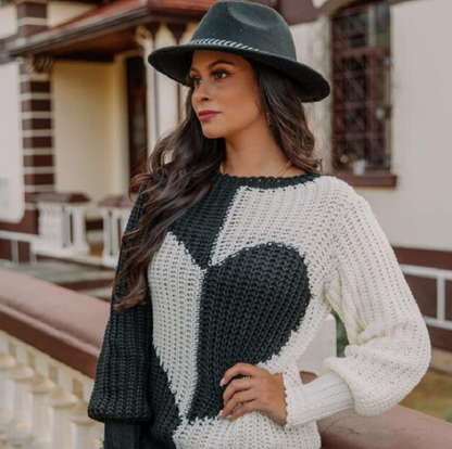 Weiches Strickkleid | Bequemer Pullover
