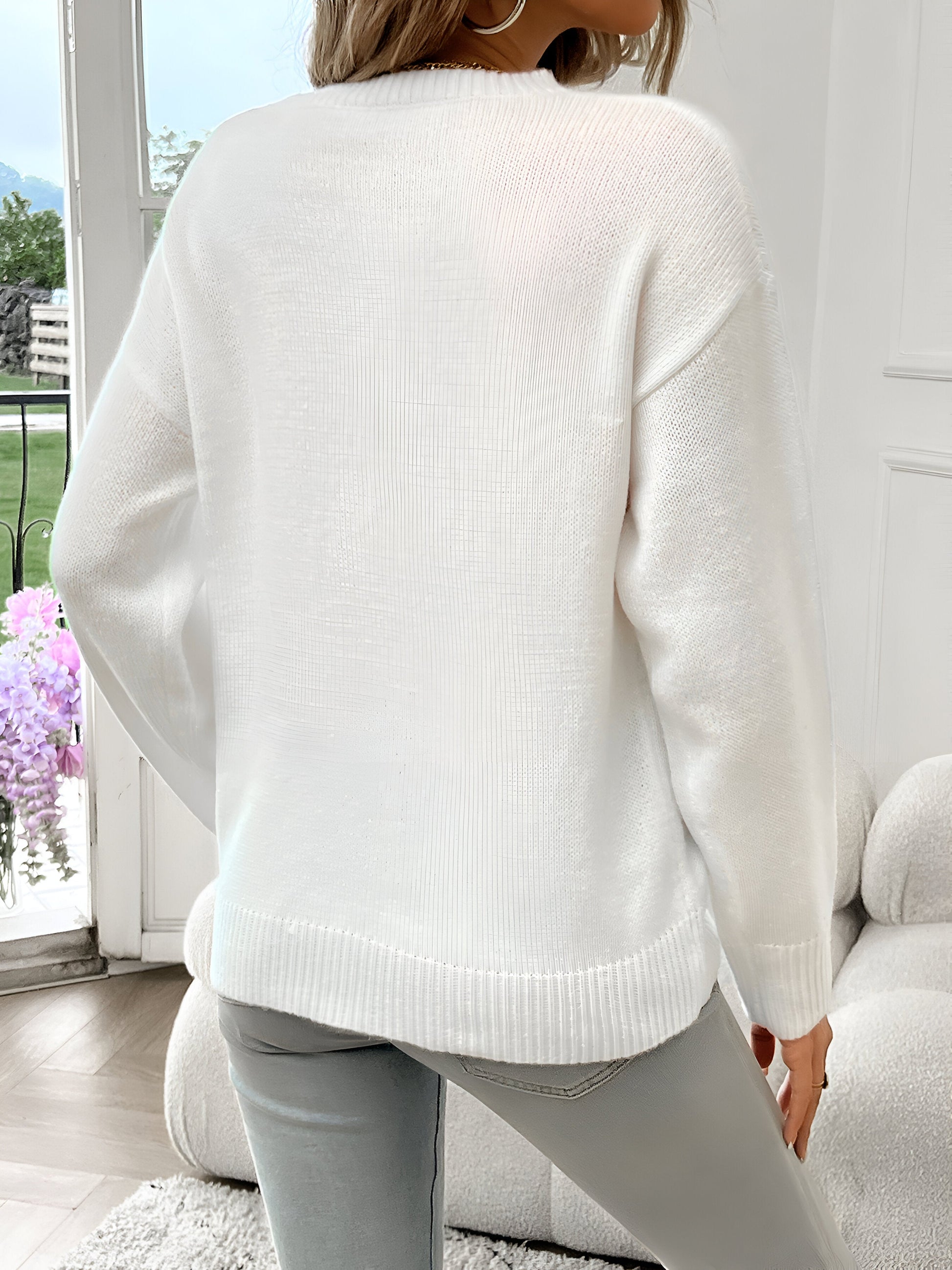 USA Flagge Sweatshirt Rundhals Pullover - IdealeKleiden