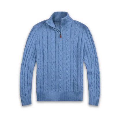 Eleganter Kabelpullover Herren Classic Style