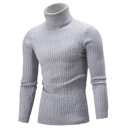 Herren Rollkragen Pullover Elegantes Design