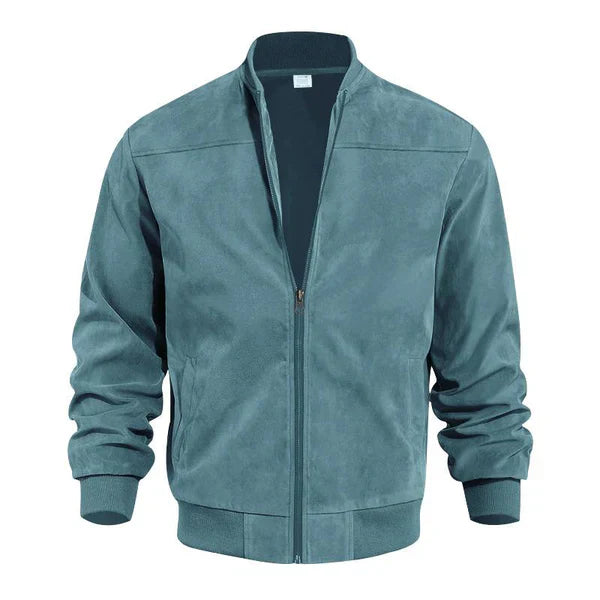 Männer Lederbomberjacke Leicht &amp; Elegant - IdealeKleiden