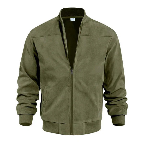 Männer Lederbomberjacke Leicht &amp; Elegant