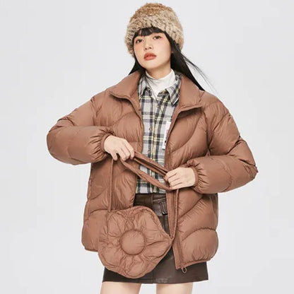 Daunenjacke Damen Warm Leicht