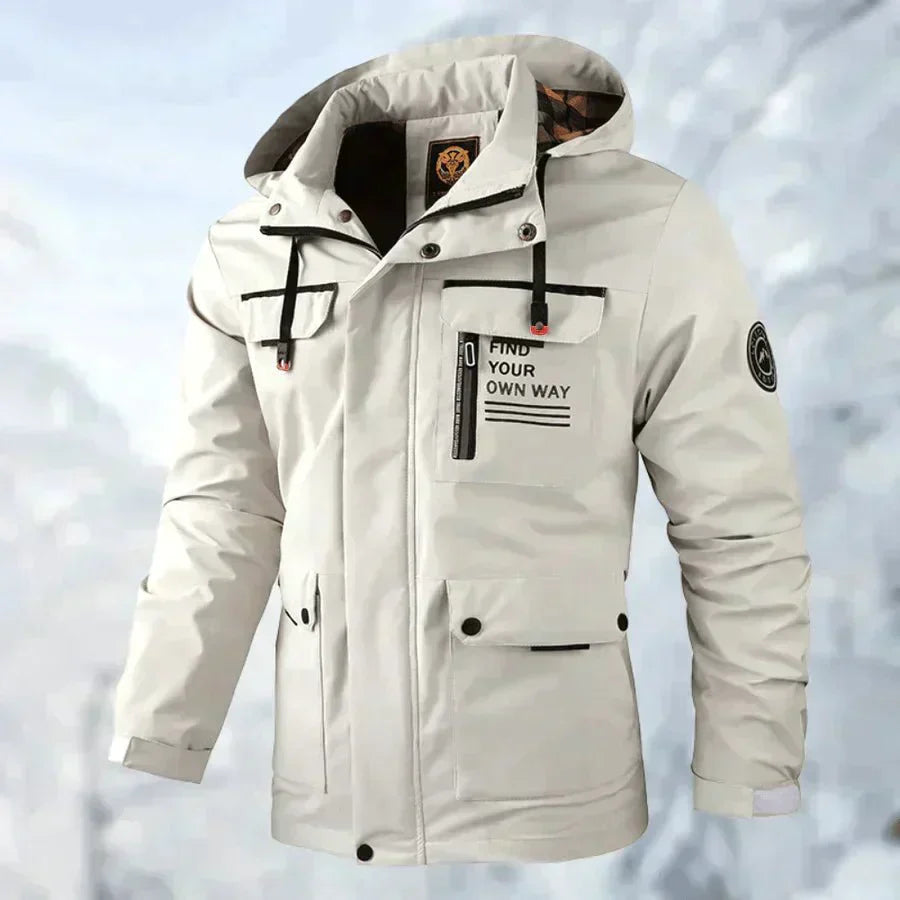 Leichte Herrenjacke Mit Vollreißverschluss Sportlich