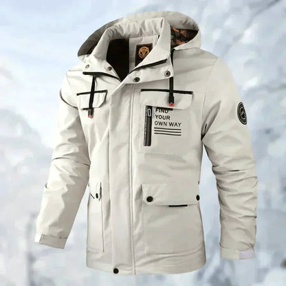 Leichte Herrenjacke Mit Vollreißverschluss Sportlich