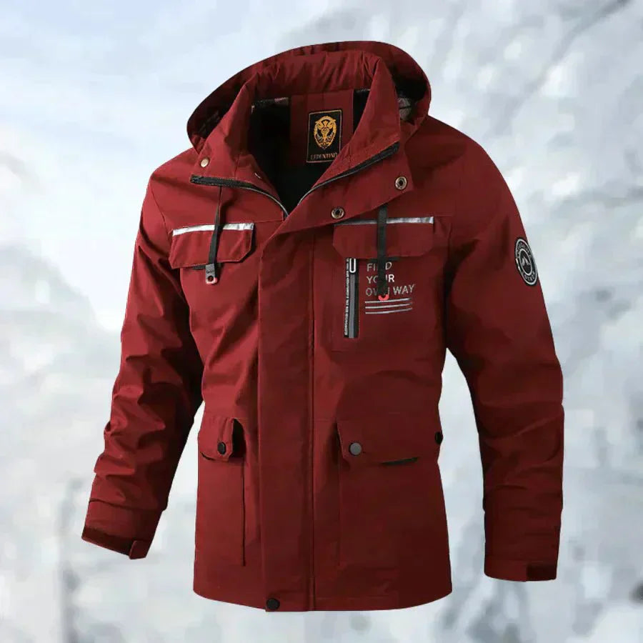 Leichte Herrenjacke Mit Vollreißverschluss Sportlich